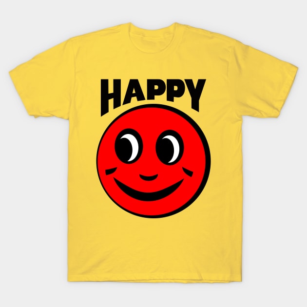 Happy Smile Face T-Shirt by MMROB